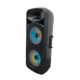 Bocina 15"x2 con ruedas Sankey