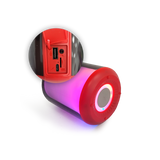 Bocina Sankey Bluetooth Portátil Luces LED