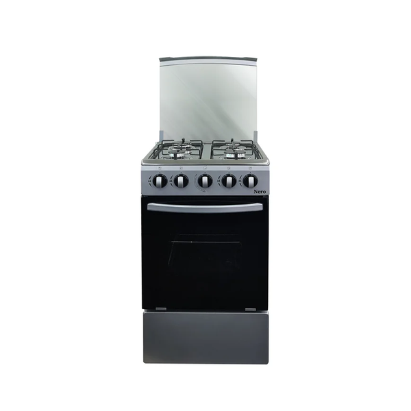 Cocina a gas 20" 4h c/horno plateada Nero - 2-5.png