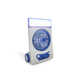 Ventilador Recargable Solar Eurolite C/Lampara LED