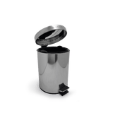 Papelera 5Lt Acero LIFEART