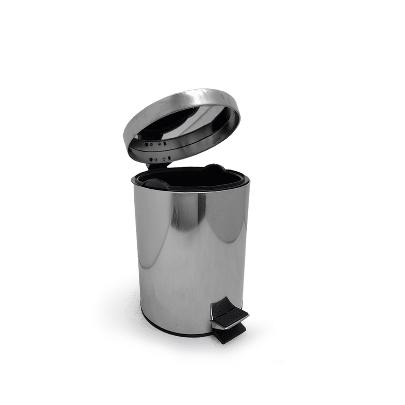 Papelera 5Lt Acero LIFEART