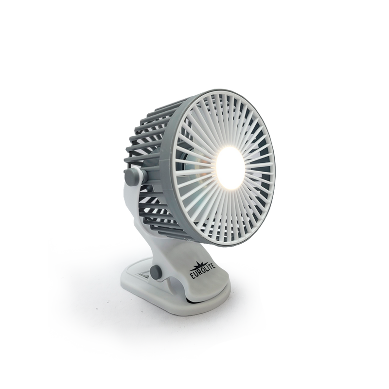 Ventilador Recargable Clip Eurolite