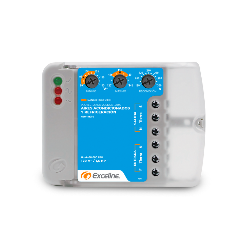 Protector De Voltaje Para Aires Y Refrigeracion 120V Exceline