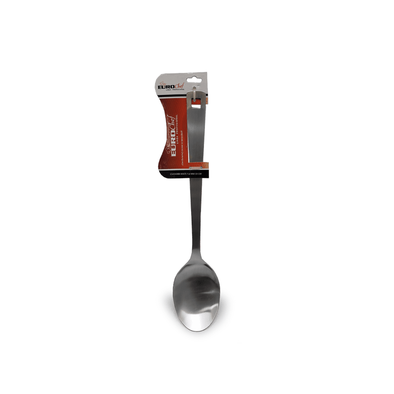 Cuchara lisa EueroChef 8891 Acero Inoxidable