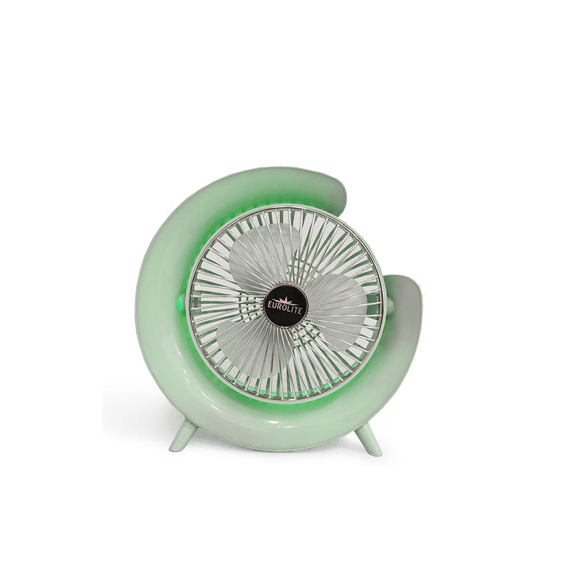 Ventilador EUROLITE C/Lampara Recargable