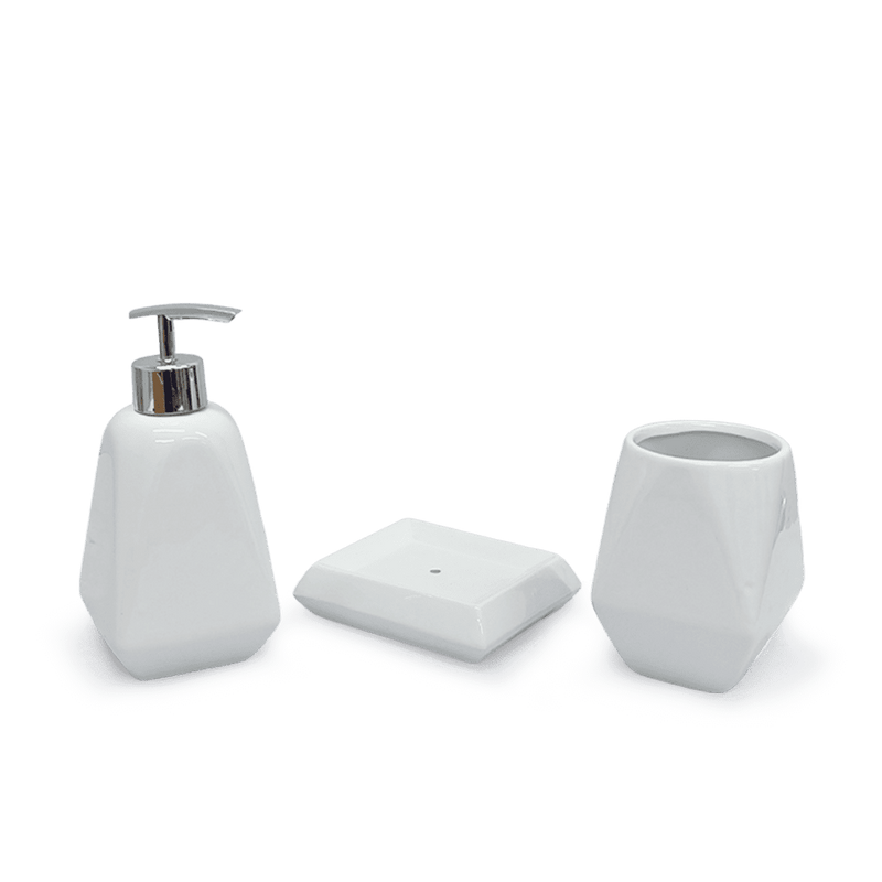 Set 3Pz Baño 32775 Porcelana
