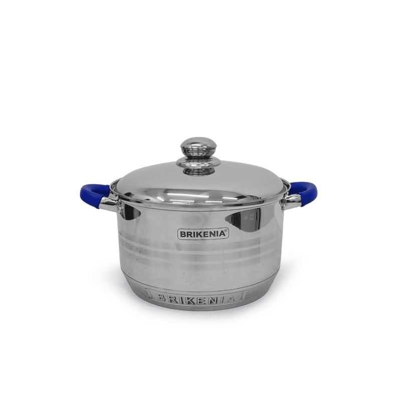 Olla 24cm 6.5L BRIKENIA Acero Inox