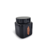 Pote de Vidrio 1LT Negro