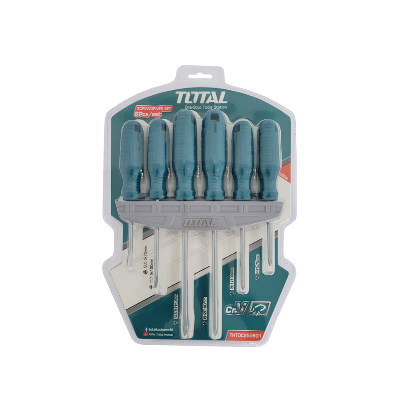 Juego de Destornilladores 6Pz Total