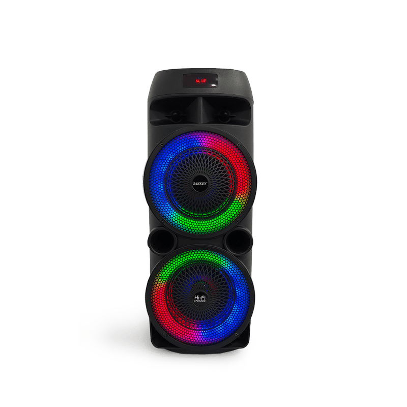 Bocina 6.5" X 2 Karaoke USB SANKEY
