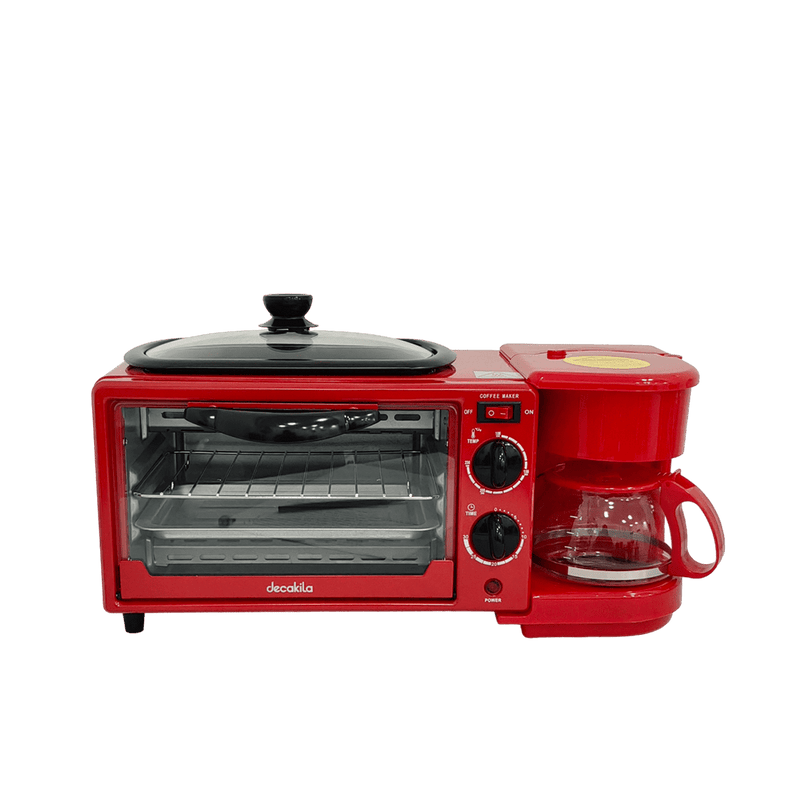 Horno 3en1 Decakila 003R (Horno-Cafetera-Parrilla)