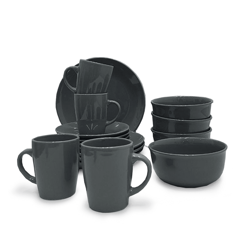 Vajilla 16Pz Gris NBC001
