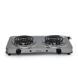 Cocina 2H ROCCIA Eléctrica Cromada HD06S 22 Caracol