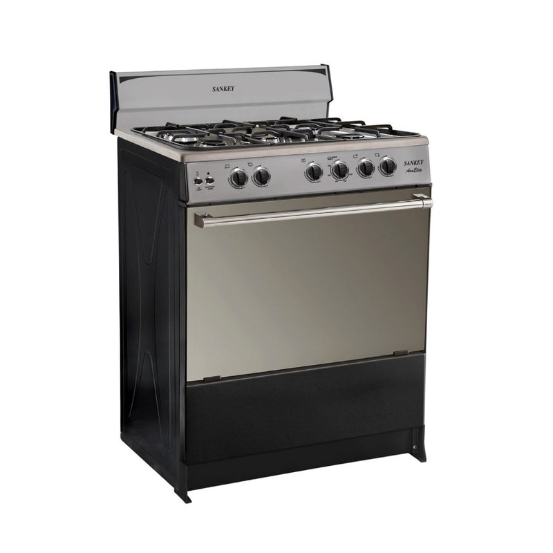 Cocina 30" 5h Gas Sankey Horno Extra Grande