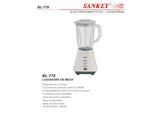 Licuadora 1.5 Lts SANKEY / Vaso de Vidrio