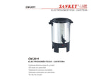 Cafetera 20T SANKEY / Acero inoxidable - CM2011-2.jpg