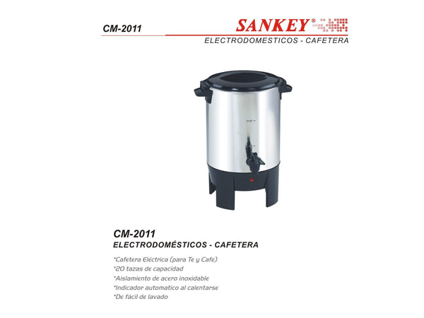 Cafetera 20T SANKEY / Acero inoxidable - CM2011-2.jpg