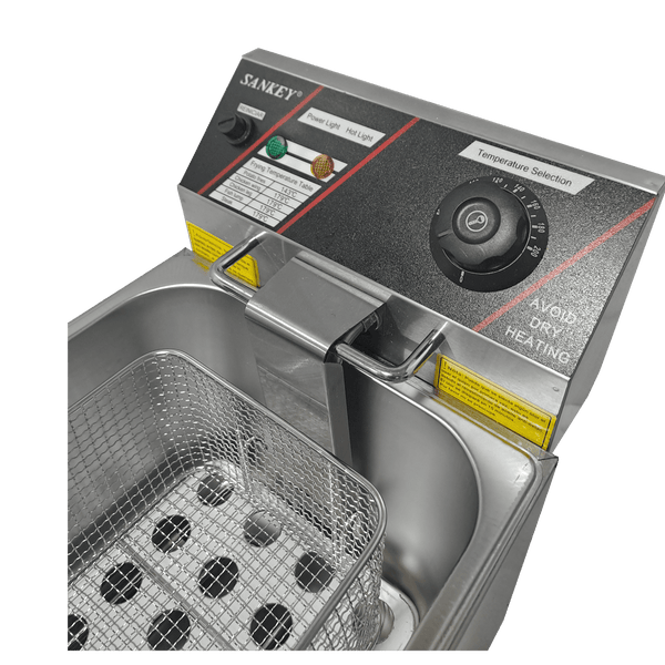 Freidora eléctrica de aceite 14Lts SANKEY / Acero inoxidable - FRW105-2-1.png