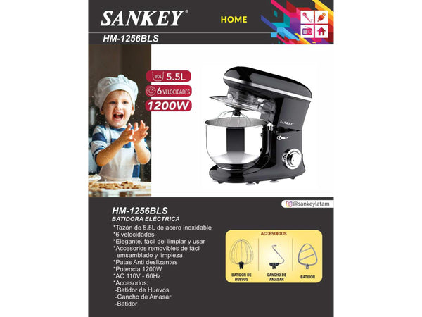 Batidora de pedestal 6V 5.5Lts SANKEY / Negro - HM1256BLS-4.jpg