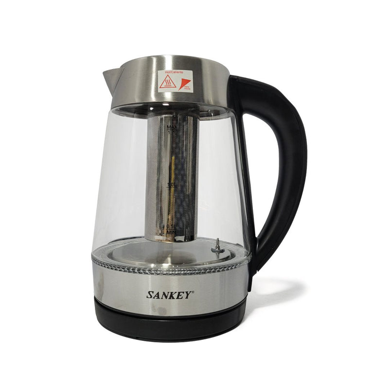 Tetera eléctrica 1.7 Lts colador desmontable / infusor 900W SANKEY