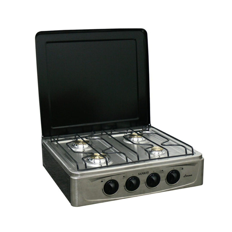 Cocina 4h Gas con Tapa