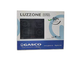 Tope eléctrico 4h 60cm / 24" vidrio negro GASCO