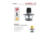 Picatodo Sankey 1.7Lts 500W / Negro