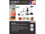 Procesador de Alimentos Multifuncional 350W SANKEY / Acero inoxidable