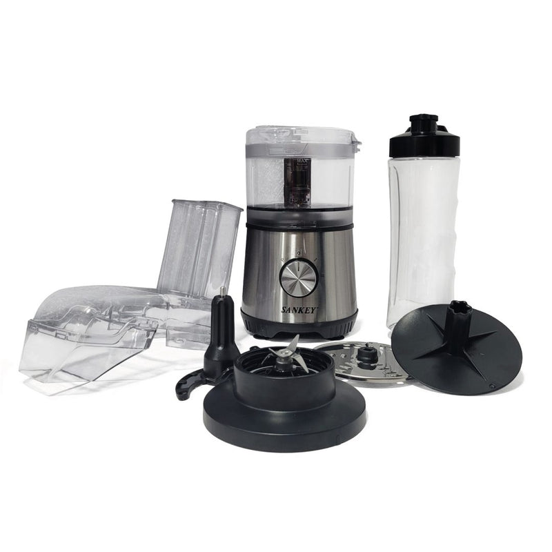 Procesador de Alimentos Multifuncional 350W SANKEY / Acero inoxidable