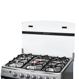 Cocina Omega 6H Plateada T/Vidrio
