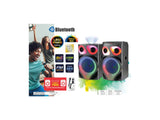 Sankey Equipo de Sonido | 120W | Karaoke | Disco Ball | Luces LED | Bluetooth