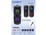Bocina bluetooth portátil 4" x 2 SANKEY