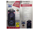 Bocina bluetooth portátil de 8" × 2 SANKEY