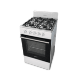 Cocina 20" 4H a gas Sankey C/Horno