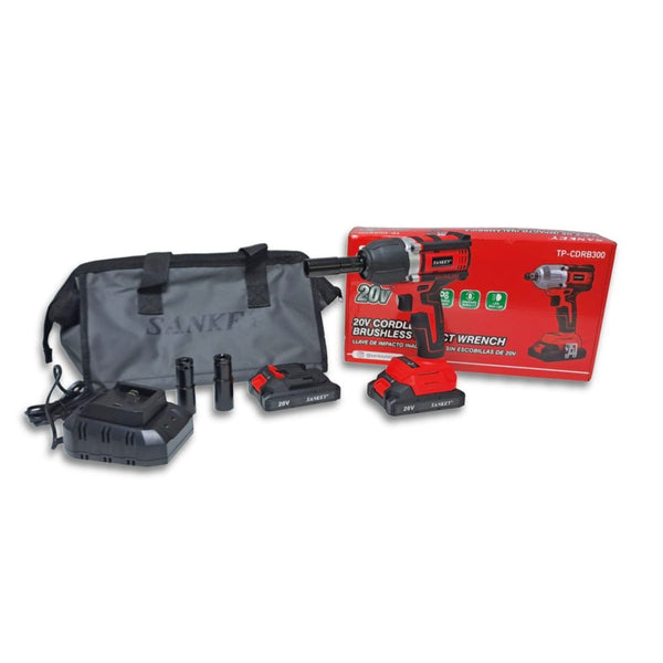 Llave de impacto inalámbrica sin escobillas de 20V SANKEY - TP-CDRB300-1-e1686162761671.jpg