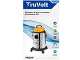 Aspiradora húmedo/seco 30Lts TRUVOLT / Acero inoxidable