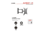 Base de pared P / TV 23"- 42" SANKEY - V300MB-F.jpg