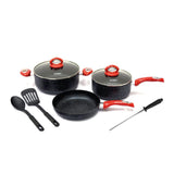 Juego de Ollas 8 Pzas inducción Sankey/Negra