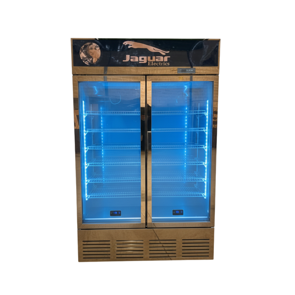 Nevera 700Lts exhibidora 2 puerta Jaguar - nevera-2-puertas-dorada.png