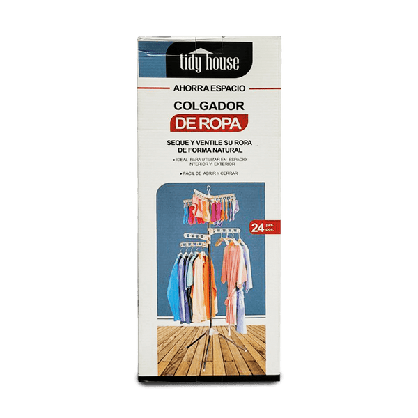 Colgador de ropa Portatil 24pzas Tidy House - ropa-caja.png